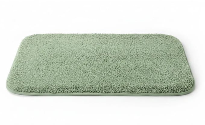 DnA® Badmat - Badmat Antislip - Douchemat - Lichtgroen - 60cm x 40cm x 2cm
