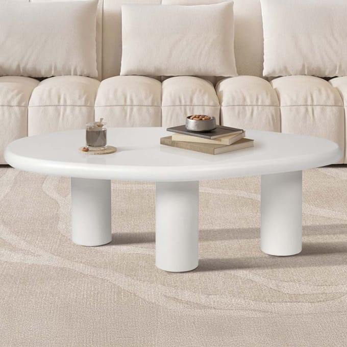 Stozy Salontafel 120 cm Karma Cement Wit