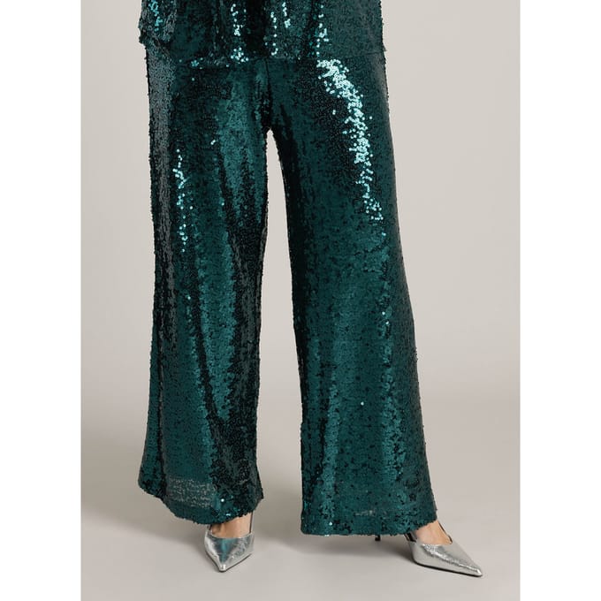 YEST CURVE Wincy Essential Bottoms - Teal Green - maat 1(48)