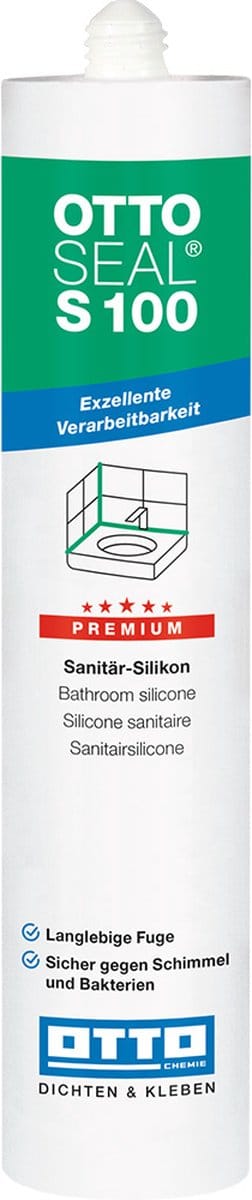 Ottoseal S100 Sanitairsilicone 300ml koker - Curry C19