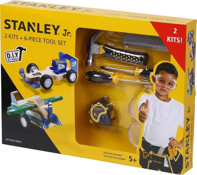 Deluxe gereedschapset &2 houtensets - Stanley.