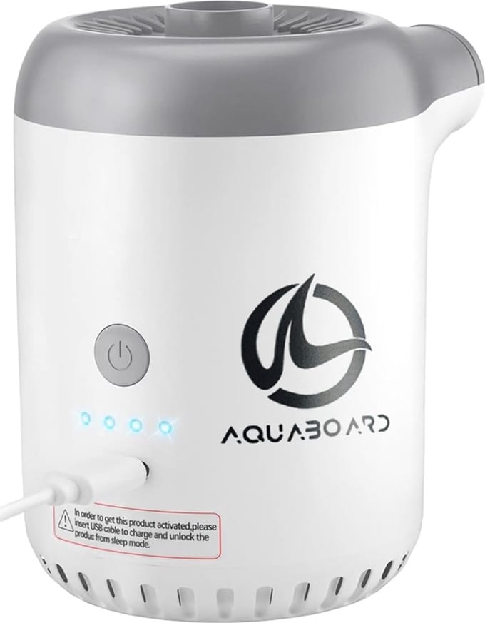 Aquaboard D2 luchtbedpomp-zwembadjes-vacuumpomp-luchtpomp-zwembandjes etc. Grijs