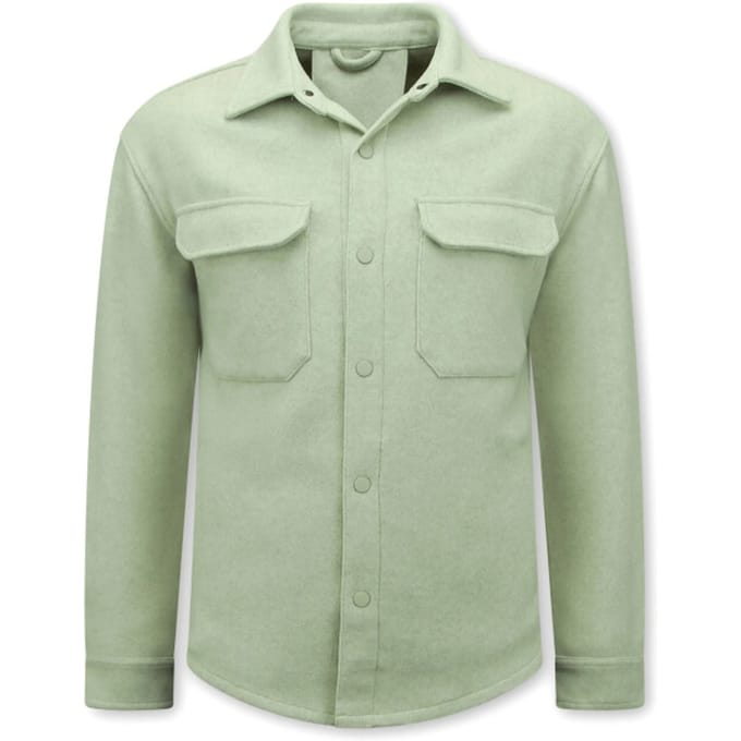 Heren Overshirt met Zakken - 501NW - Licht Groen