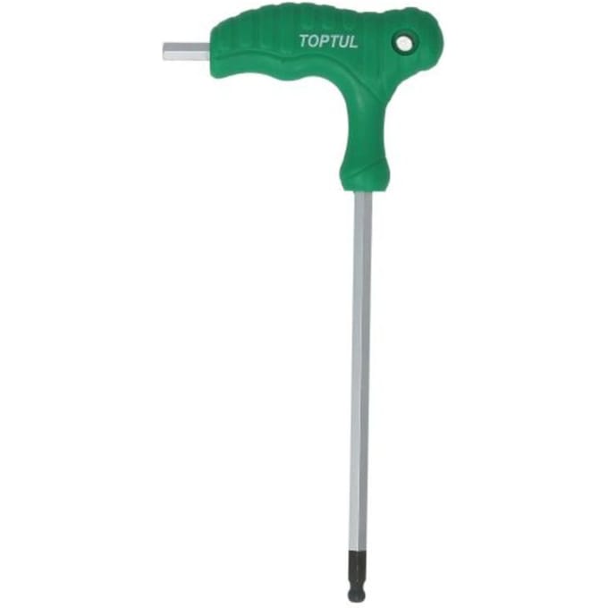 Zeskant stiftsleutel HEX TOPTUL 6 mm met balkopf, T-Griff