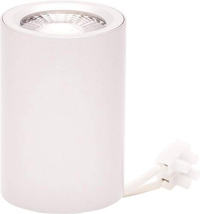 Xtra Warm Led Strakke Opbouwspot rond  60 mm grijs led verlichting GU10 fitting