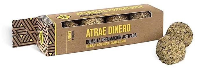 Sagrada Madre - smudge bombs - smudge - kaneel - welvaart aantrekken - 4 stuks