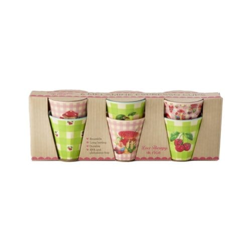 Rice melamine espresso kopje, assorti