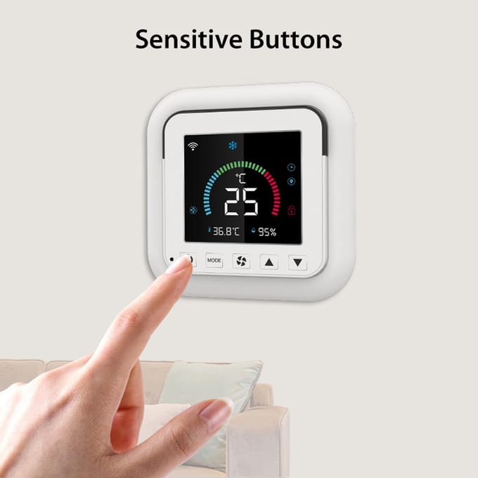 Tuya WiFi Intelligent température humidité contrôleur infrarouge USB alimentations maison salon multicolore