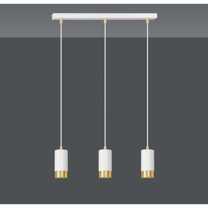 3-lichts hanglamp Kumiko | Loft46