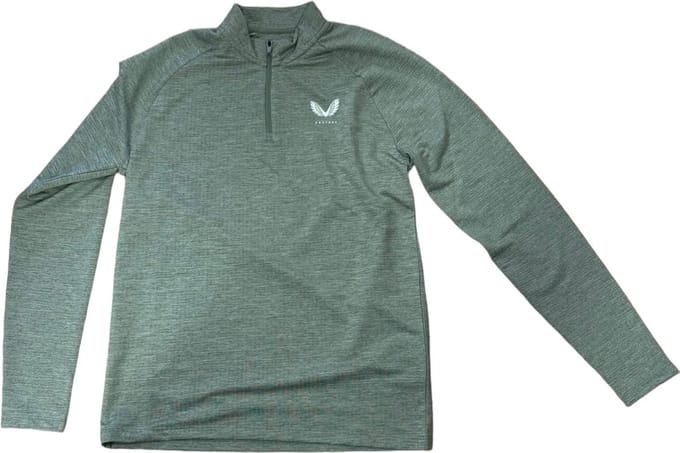 Castore - Zipper - Sporttrui - Mannen - Grijs - Maat S