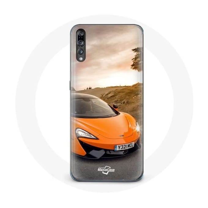 Coque - McLaren - Huawei P20 - Orange - Souple - Sportif orange