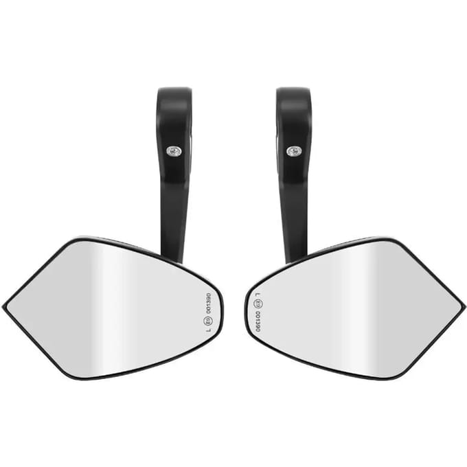 Paar motorfietsstuurspiegels met aluminium plastic adapter Avoc Arkan