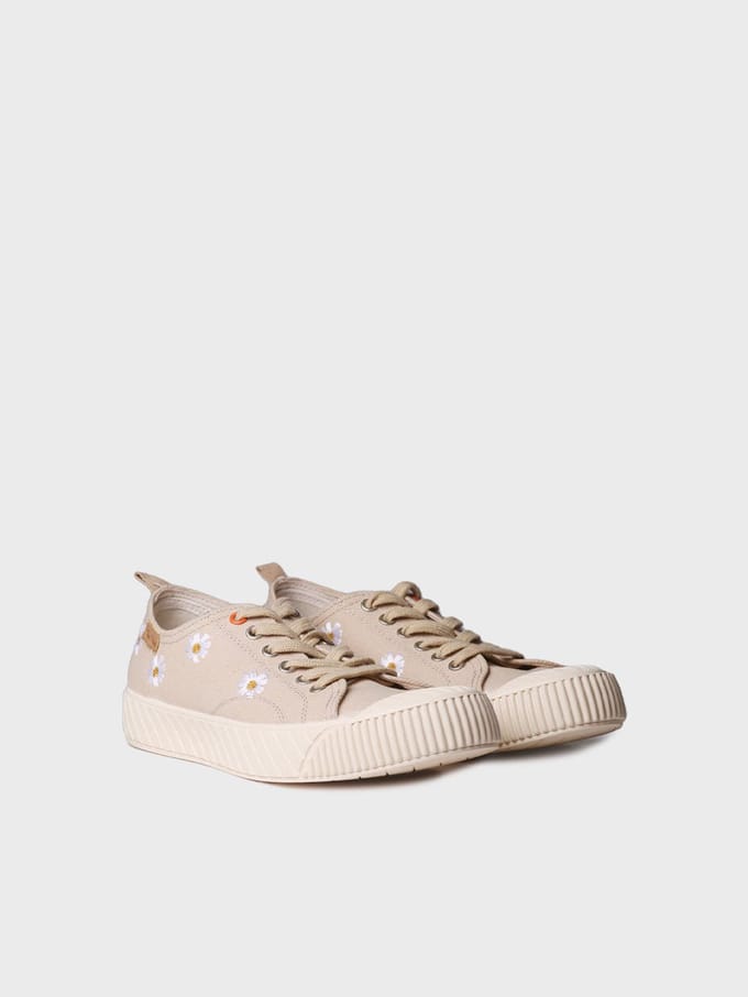 Lage sneakers voor dames van gerecycled materiaal | GILDA-EM