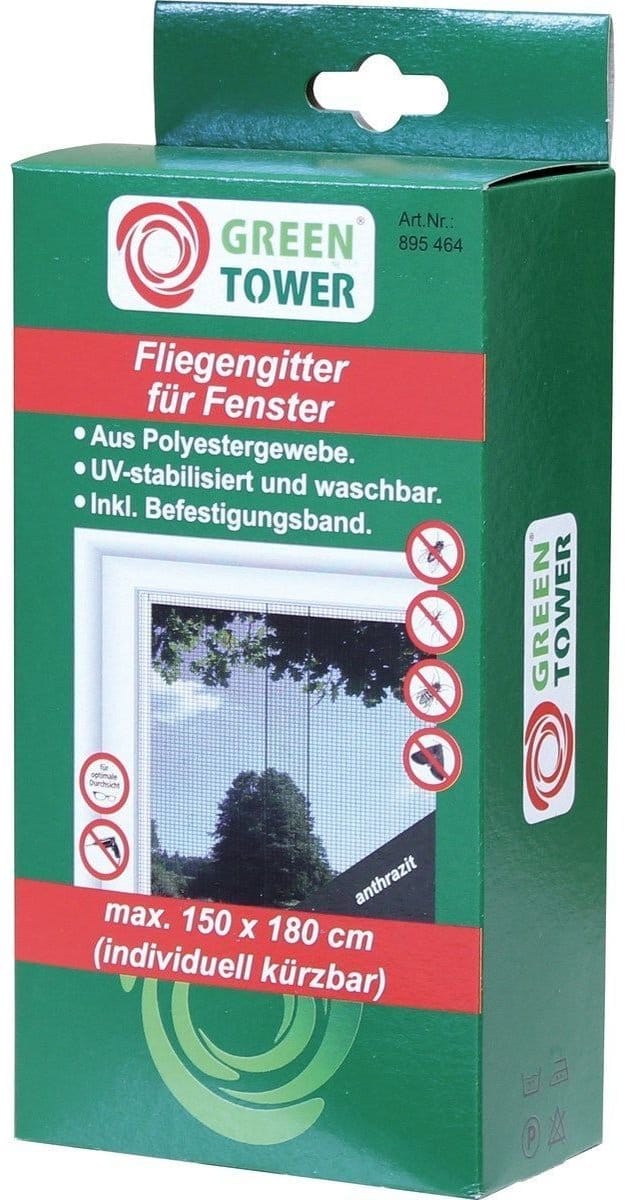 Raamhor 150 x 180 cm antraciet