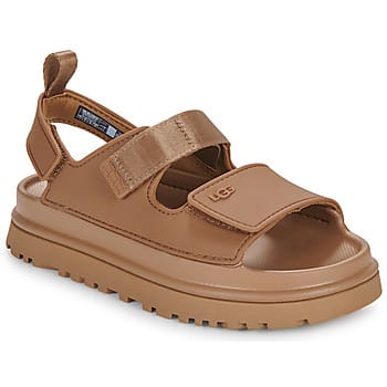 UGG® GoldenGlow Sandal for Kids in Bison Brown, Size 1, Polyurethane/Textile/Polyester