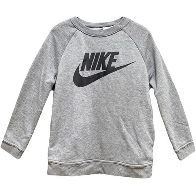 Nike Gebreide Crew Neck Losse Pullover Lange Mouw Sweatshirt Dames sweatshirt 938081-091 XL gray