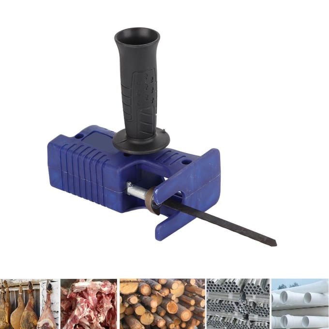 Draagbare Reciprozaag Adapter Elektrische Boor Gemodificeerd Gereedschapsopzetstuk Handgereedschap black