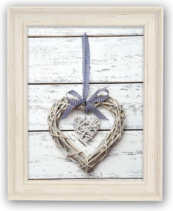 Zep Fotolijst U368W Vintage Resia Wit 15x20cm