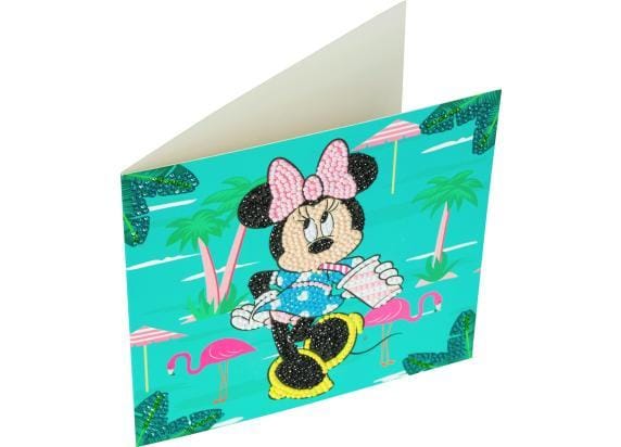 Crystal Card Kit | Diamond painting 3D Minnie on Holiday
