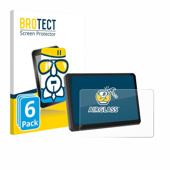 Screenprotector 6 Stuks voor Carpuride W502BS Pro 5" Beschermglas transparant