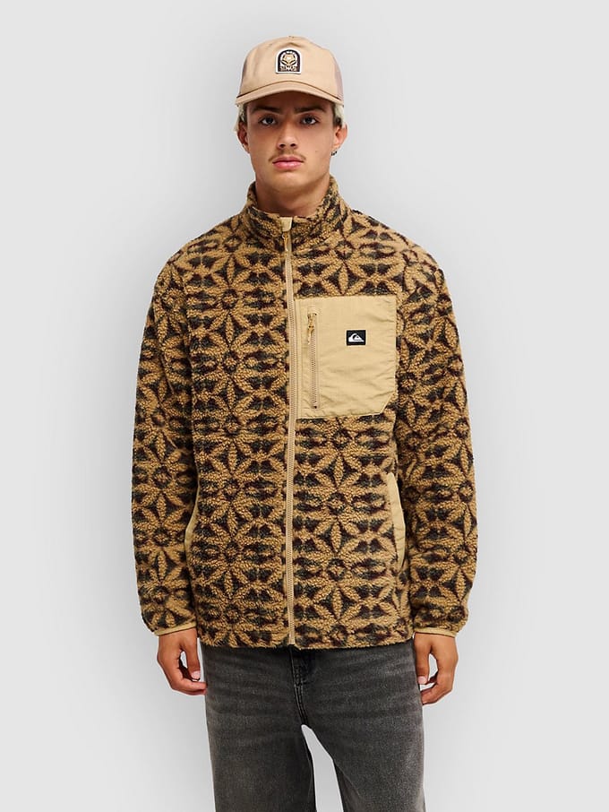 Quiksilver Clean Coast Fz Fleece Jas blauw