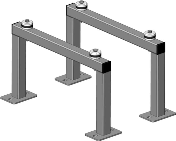Wolf Bodemconsole voor BWL-1S(B) voor bevestiging van de buitenmodule, 2484747