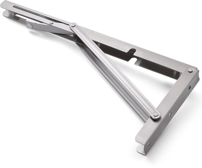 Wovar Inklapbare Plankdrager RVS 115 x 200 mm | Per Stuk