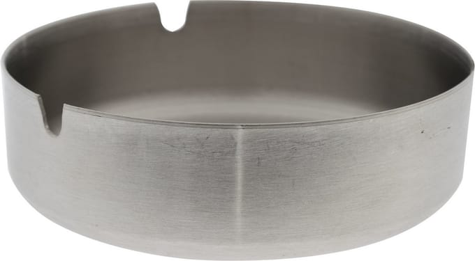 Asbak van RVS - Dia 10 cm - Voor binnen en buiten gebruik