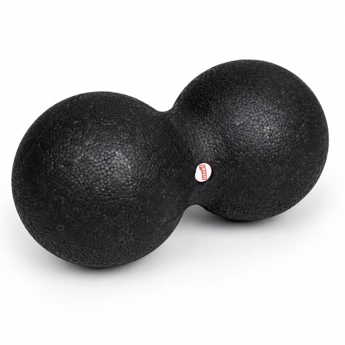 Sissel myofascia double ball- 16 cm - Zwart