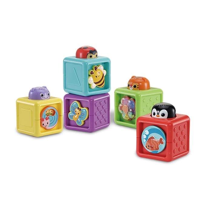 VTech stapel blokkenset kleurrijk speelgoed voor peuters en baby's.