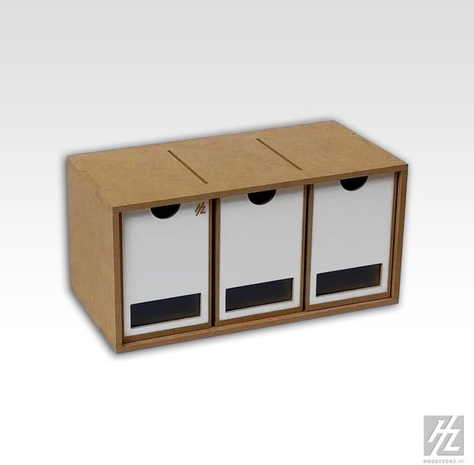 HobbyZone OM01B Modulaire Opbergmodule met Lades – Werkplaats & Hobby Organisatie - 3 lades