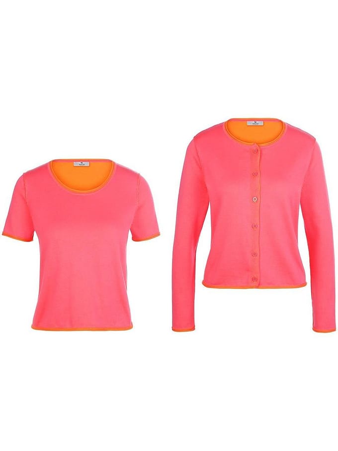 Twinset 100% supima®-katoen Van Peter Hahn pink