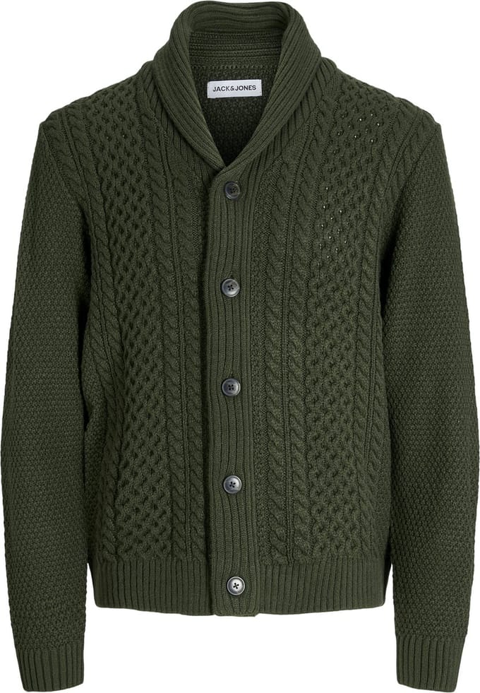 JACK&JONES - JJPAUL KNIT SHAWL CARDIGAN - Heren - Gebreide truien