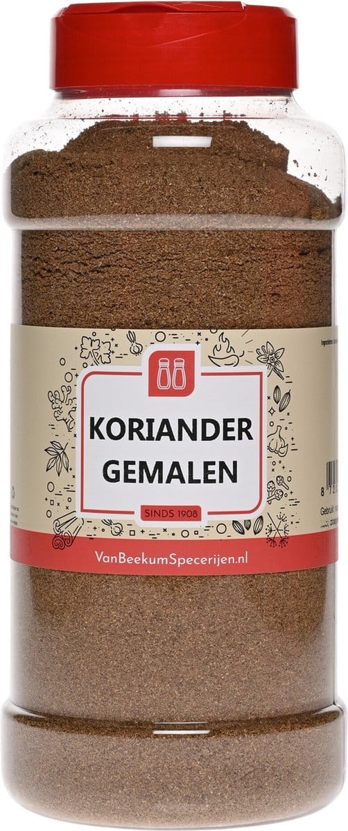 Van Beekum Specerijen - Koriander Gemalen - Strooibus 300 Gram