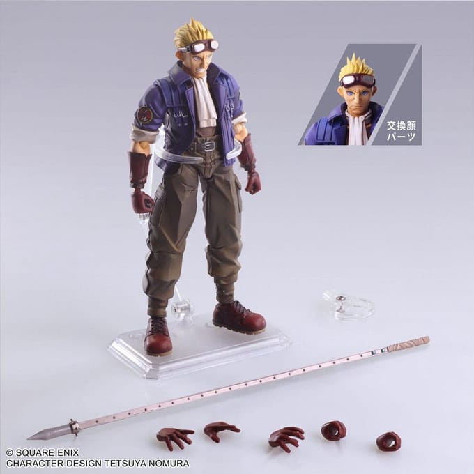 Square-Enix Final Fantasy VII Bring Arts Action Figure Cid Highwind 15 cm Action Figuur