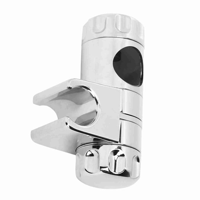 ABS Badkamer Douchekop Schuifbeugel Verstelbare Klem Houder 25mm Gat white