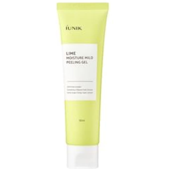 iUNIK Lime Moisture Mild Peeling Gel – Milde gezichtspeeling met fruitextracten – Verwijdert dode huidcellen – 90ml