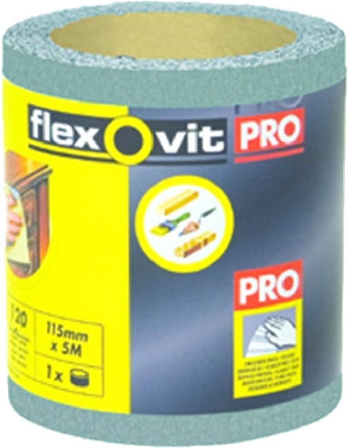 Schuurpapier A203 115mm Rol 5M K120