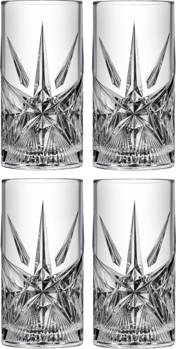 Pasabahce Crystallin Cielo Longdrinkglas - 350 ml - 4 stuks