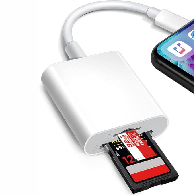 Core® Sd Kaart Lezer - SD-kaart - SD-kaartlezer USB-C - Wit - ‎9cm x 8cm x 2cm