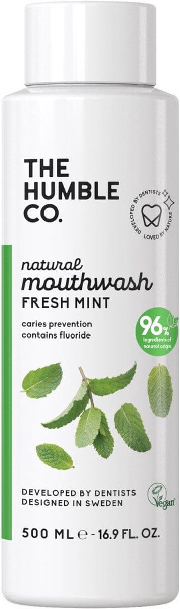Mondwater - Fresh Mint - 500 ml - Humble
