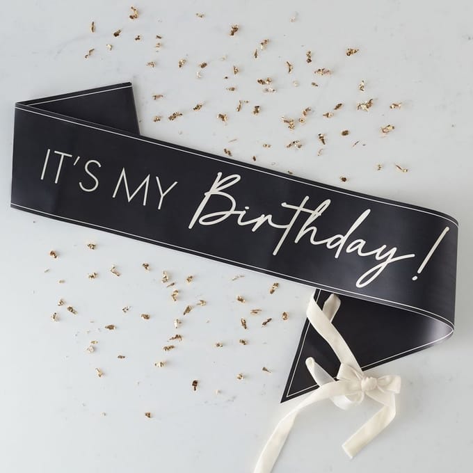 It's my Birthday' Zwart & Nude - 155 Centimeter