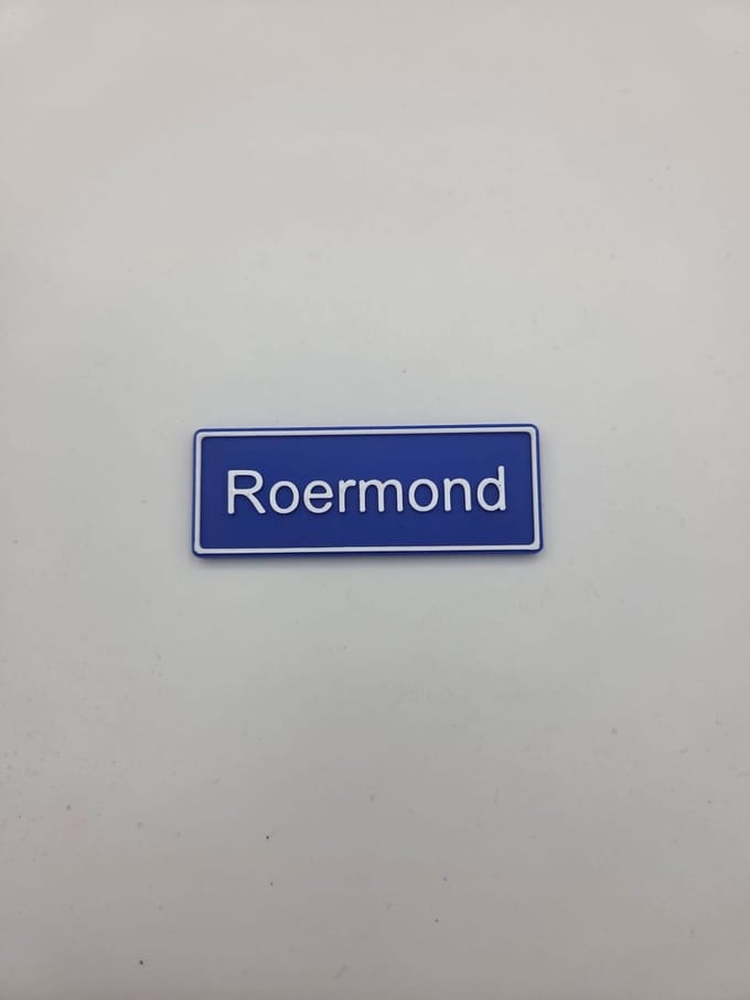 Koelkast Magneet plaatsnaam 8 X 3 CM Roermond