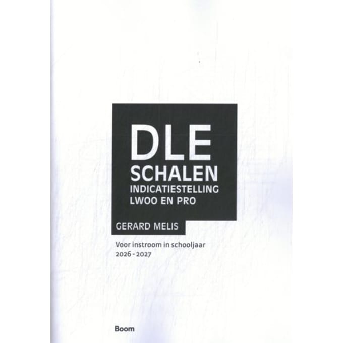 Dle Schalen Indicatiestelling Lwoo En Pro 2026-2027 - Gerard Melis