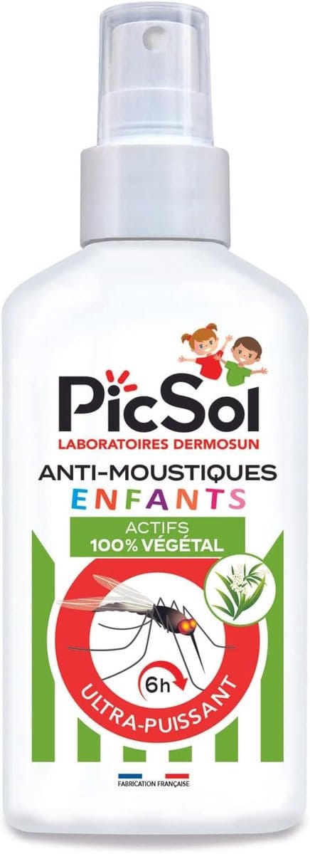 PicSol - 100% Natuurlijke Actieve Muggenspray Voor Kinderen
