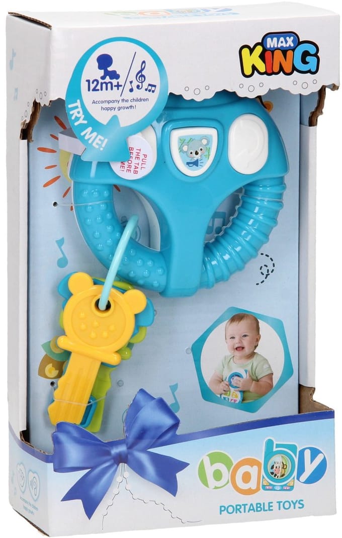 Speelstuur met Sleutels - Blauw