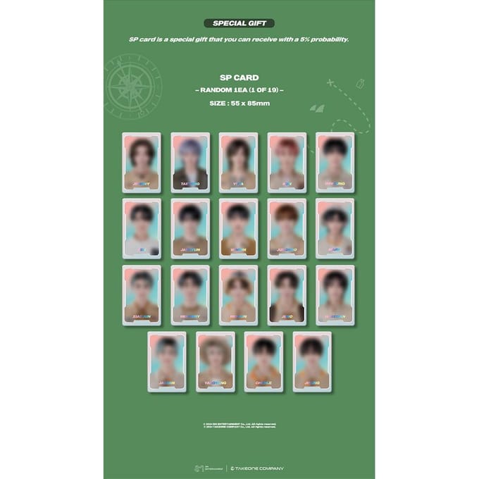 NCT - NCT ZONE Couponkaart EXPLORER ver. gray