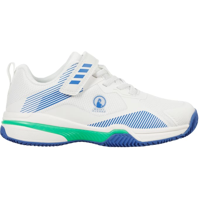 Quiet Please Match Velcro Clay Tennisschoenen Kinderen-wit, blauw