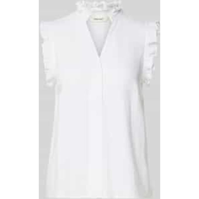 regular fit blousetop met linnengehalte model 'VIVA'