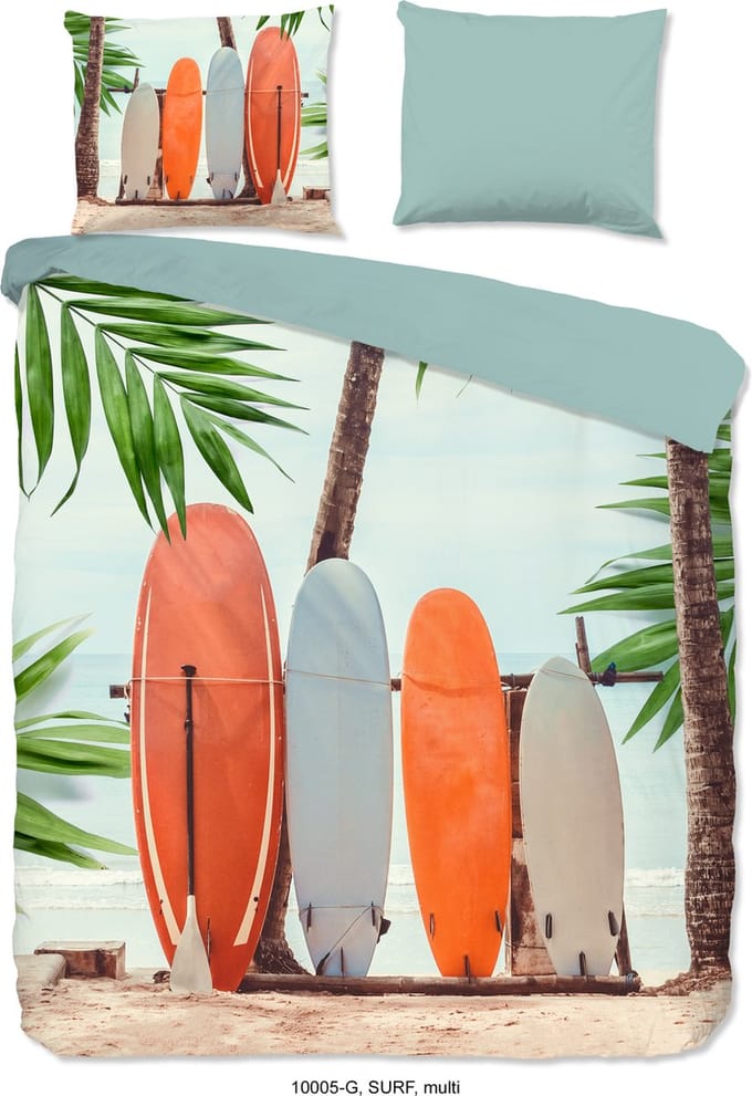 Good Morning Dekbedovertrek "Surf" - Multi - (240x200/220 cm)